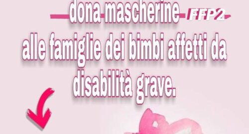 COVID. DONATE Mascherine ad oltre 100 famiglie