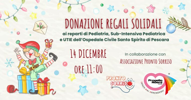 Donazione regali Asl Pescara